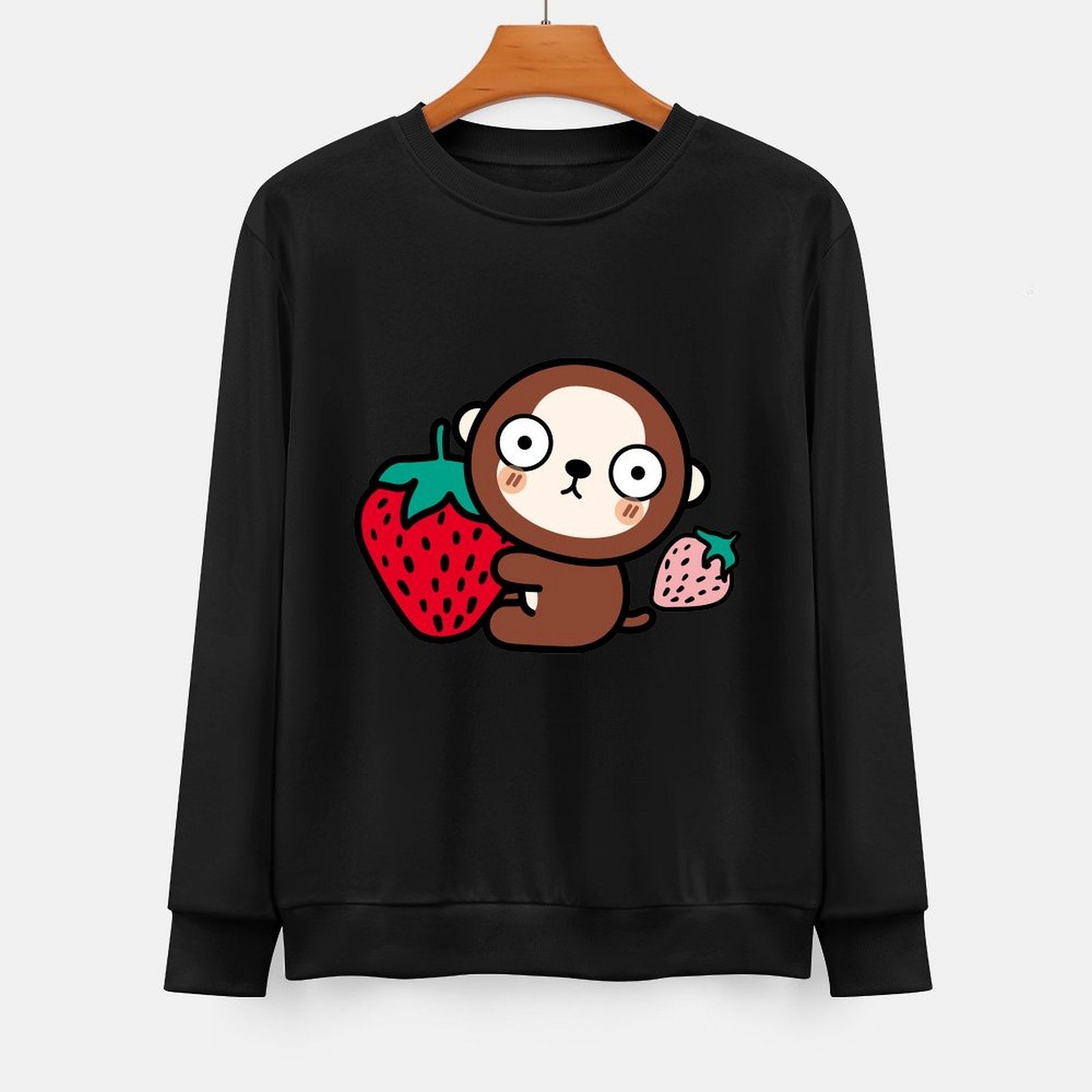 Front Patterned Long Sleeve TopComfortFit Urban